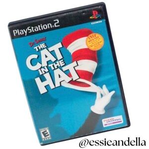 Dr. Seuss The Cat in the Hat PS2 Game - Red, White, Blue